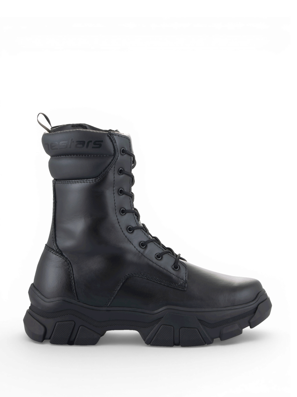 Alpinestars botas Ava, botas de moto urbanas para mujer, negras, de cuero con suela elevada, protección TPF, certificadas CE