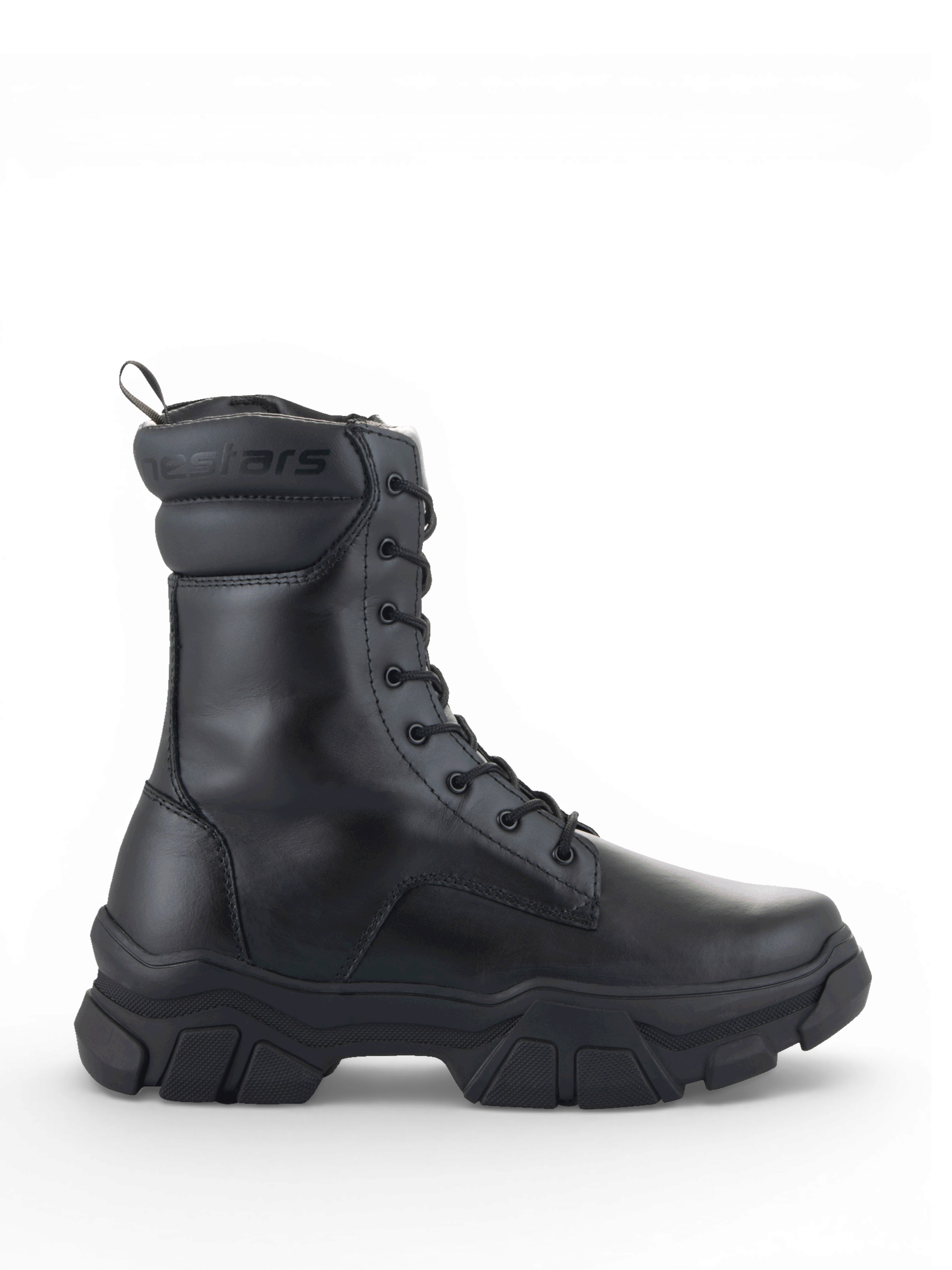 Alpinestars botas Ava, botas de moto urbanas para mujer, negras, de cuero con suela elevada, protección TPF, certificadas CE