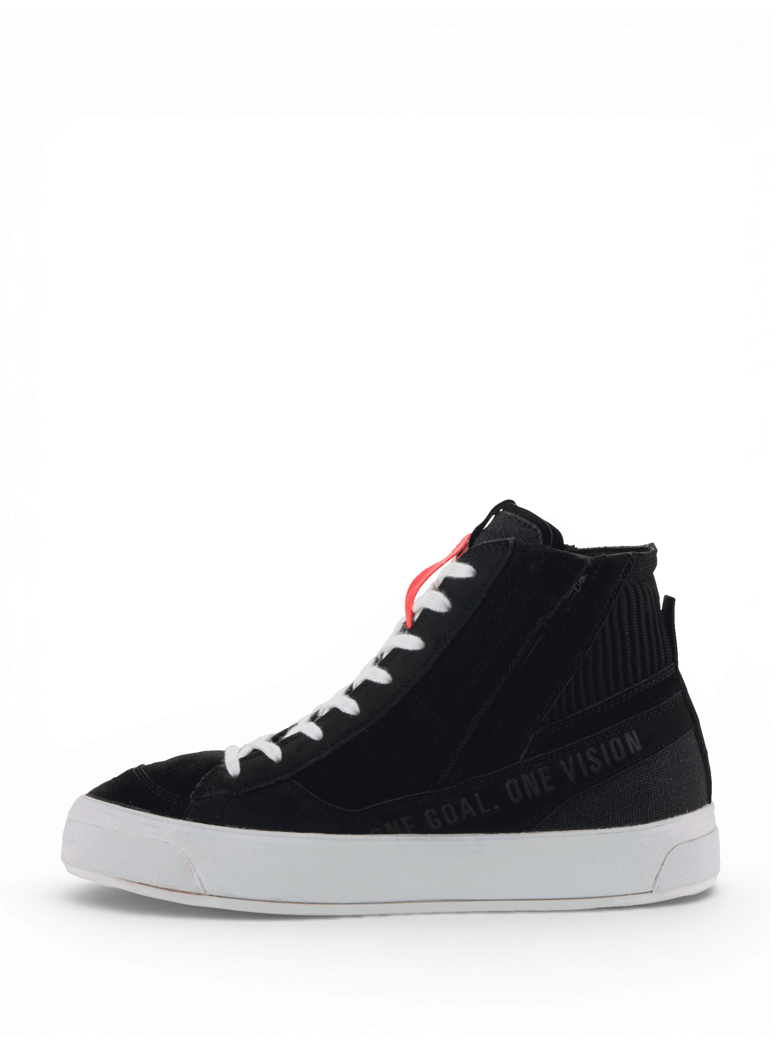 Alpinestars Stella Stated Podium, zapatos de moto para mujer, negros y blancos, estilo urbano inspirado en el skate.