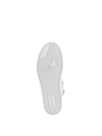 Alpinestars Stella Stated Podium, zapatos de moto para mujer, blanco y gris frío, suela de goma vulcanizada de alto agarre.