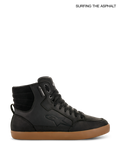 Alpinestars Zapatos J-6 Impermeables, zapatos de moto urbanos para hombre, negros y de goma, de cuero con membrana impermeable y suela de goma