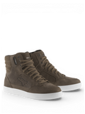 Alpinestars J-6 Waterproof, zapatos de moto urbanos para hombre, marrones y blancos, de cuero premium e impermeables