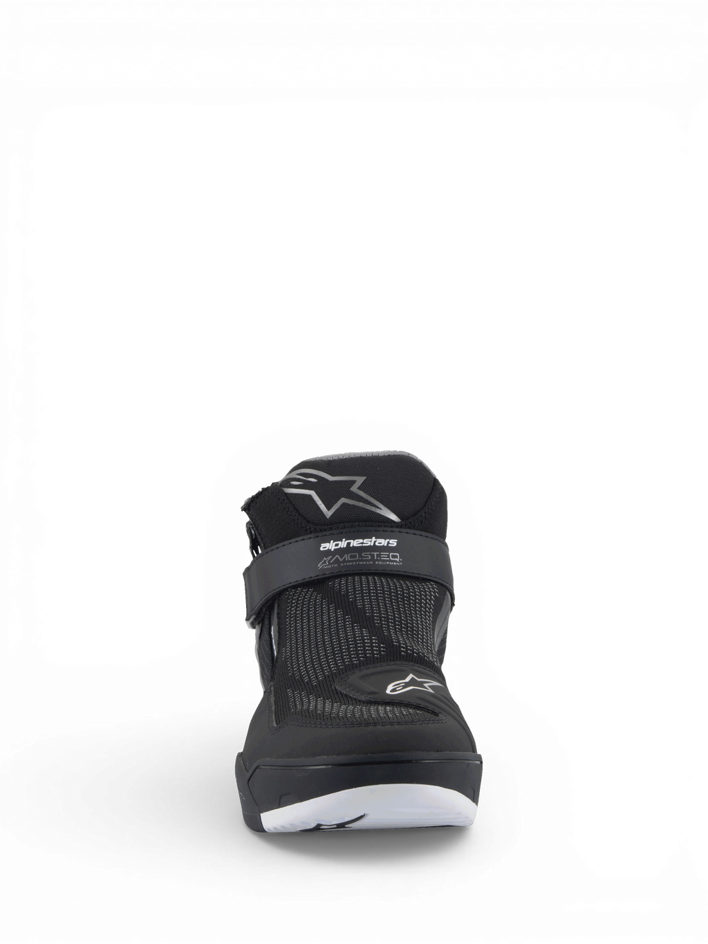 Alpinestars Speedflight Street, zapatos de moto urbanos para hombre, negros, con malla técnica y correa con logo MO.ST.EQ.