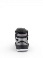 Alpinestars Zapatos Speedflight Street, zapatos de moto urbanos para hombre, negros y grises, vista trasera con discos de tobillo integrados