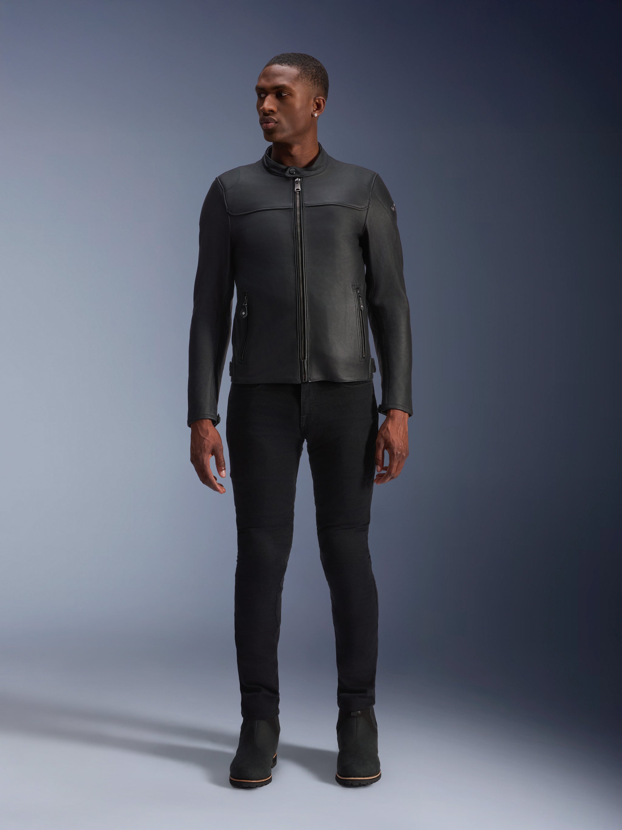 Chaqueta De Cuero Blacktrack