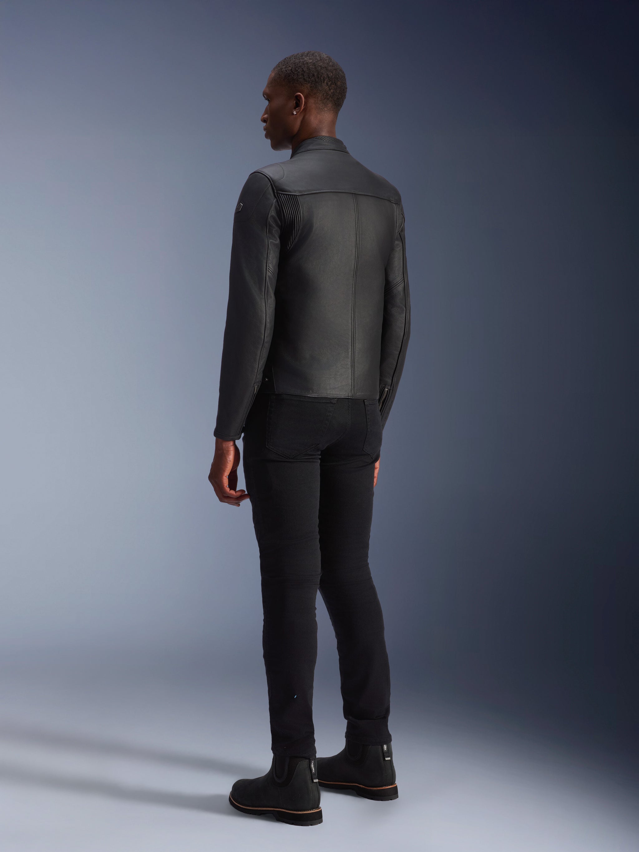Chaqueta De Cuero Blacktrack
