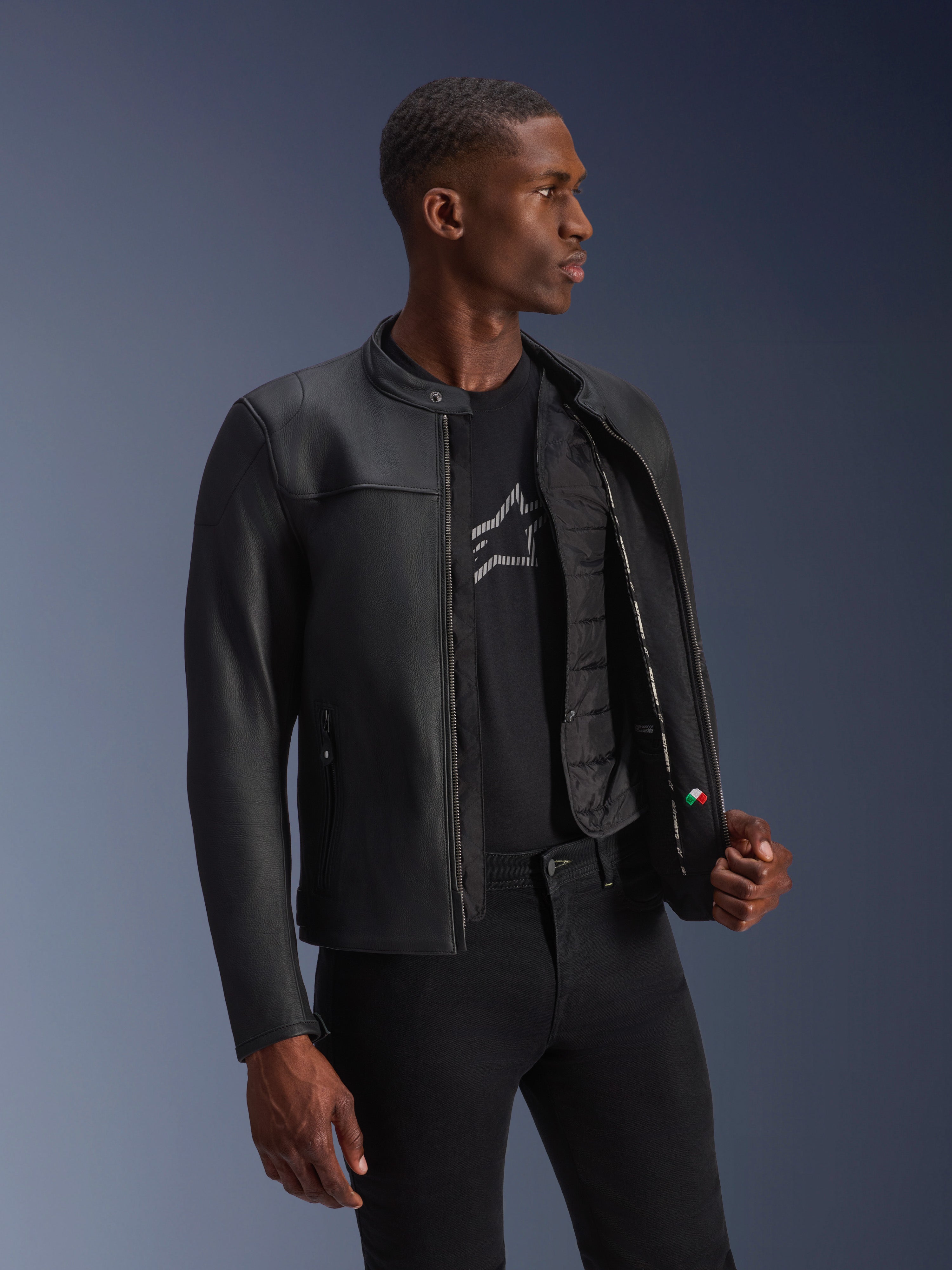 Blacktrack Leather Jacket