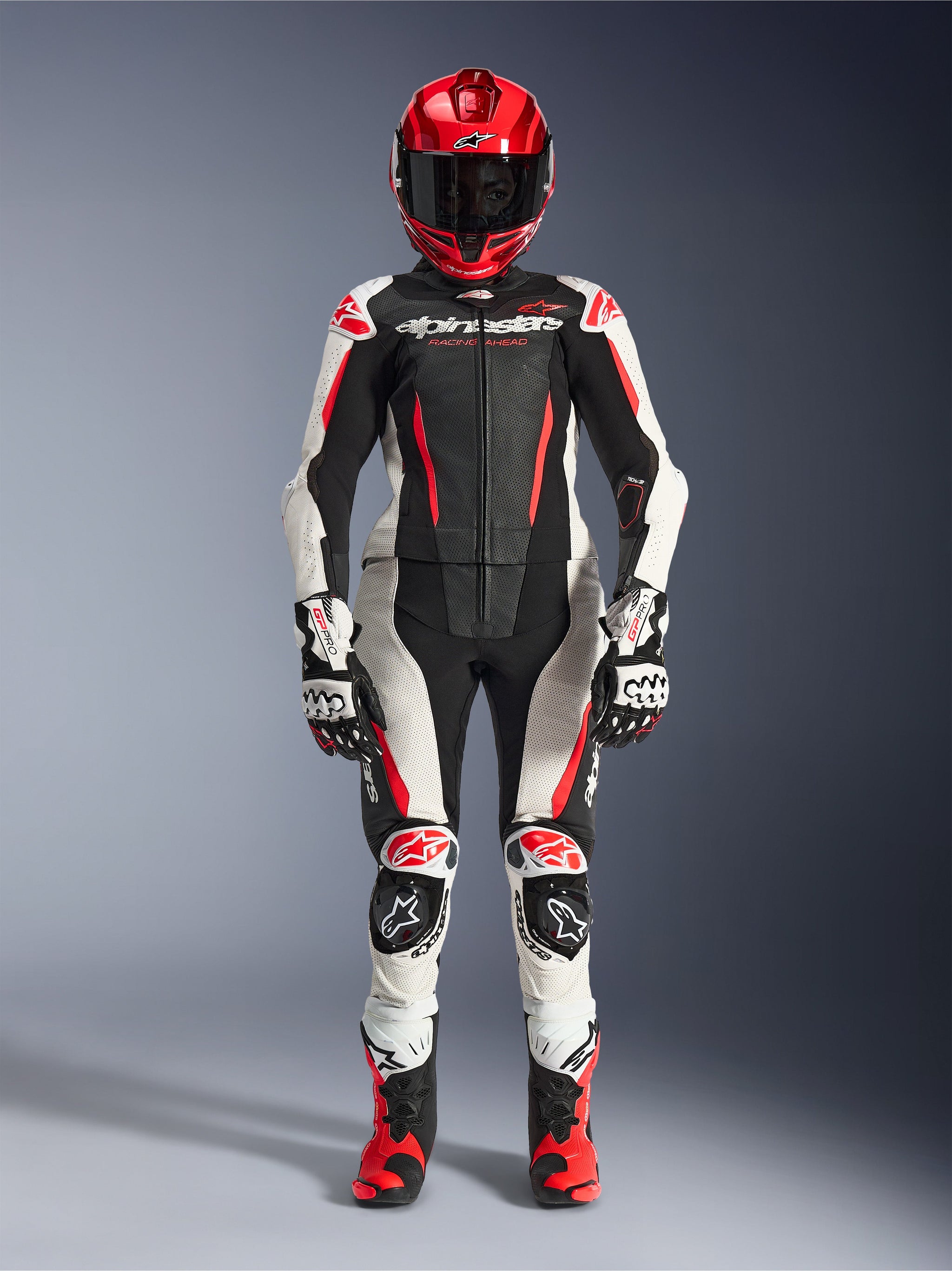 Traje De Cuero Stella GP-R7 Para Mujer 2 Piezas