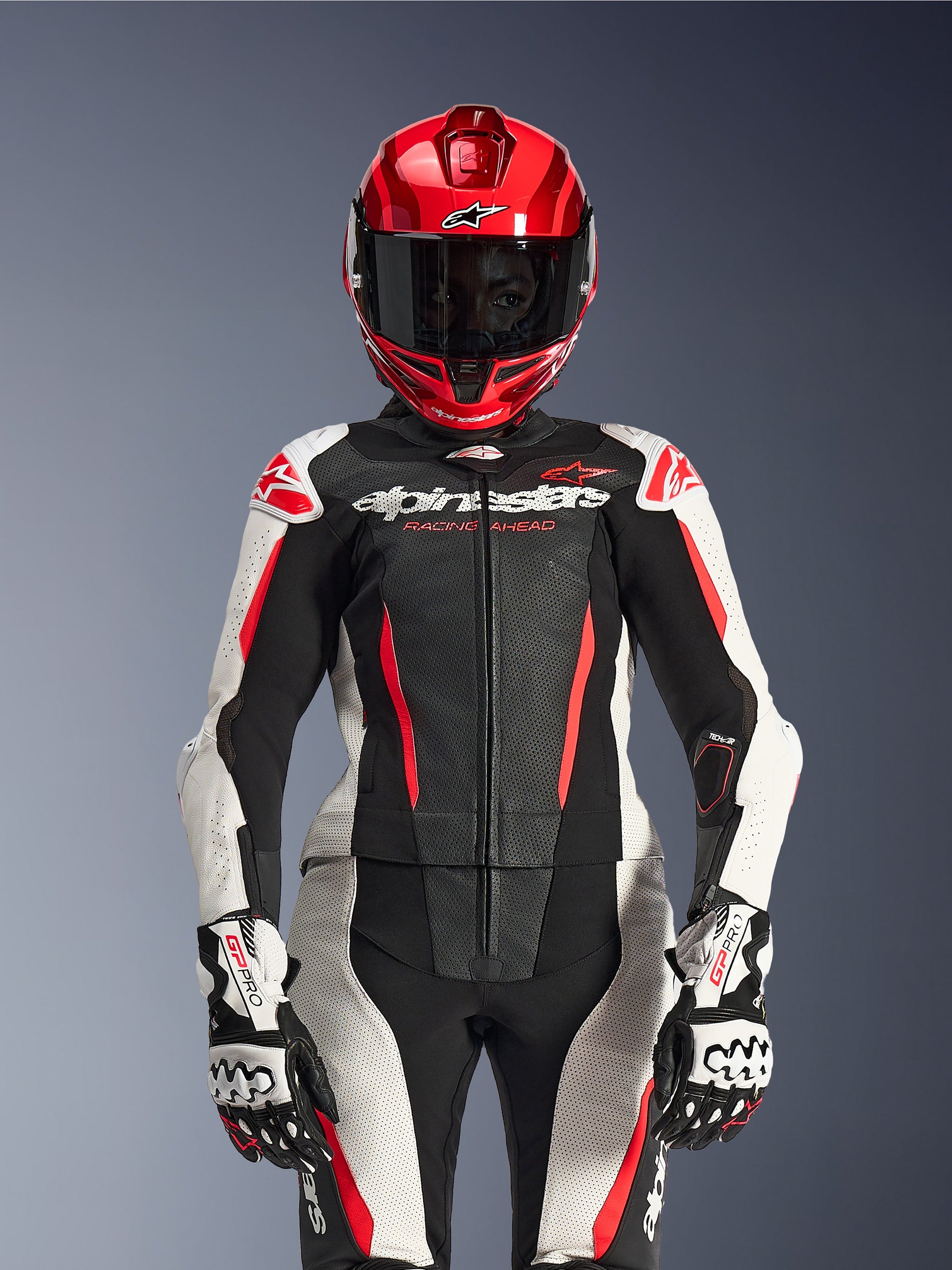 Traje De Cuero Stella GP-R7 Para Mujer 2 Piezas