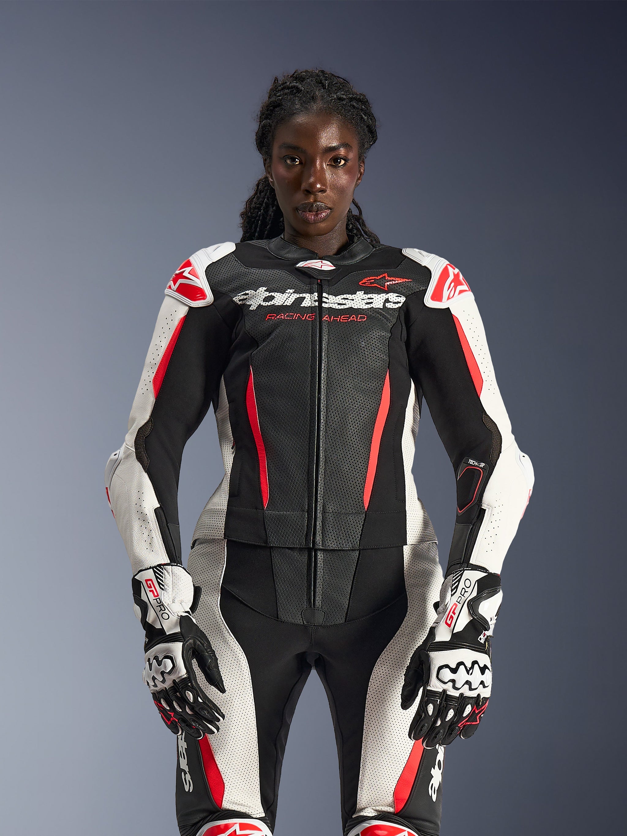 Traje De Cuero Stella GP-R7 Para Mujer 2 Piezas