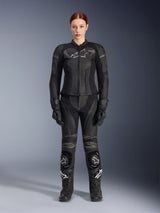 Mono De Cuero De Dos Piezas Stella GP Plus Para Mujer