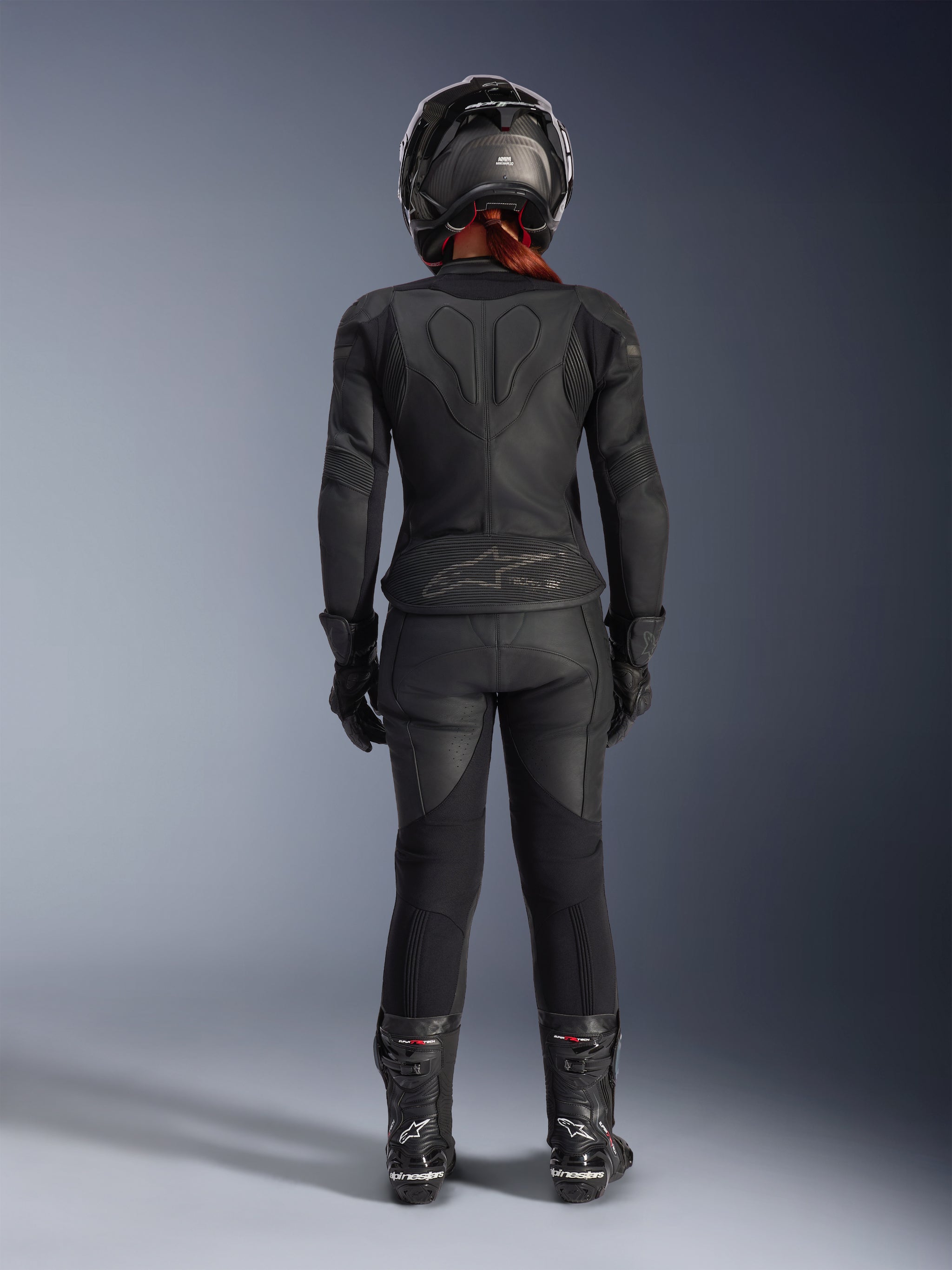 Mono De Cuero De Dos Piezas Stella GP Plus Para Mujer