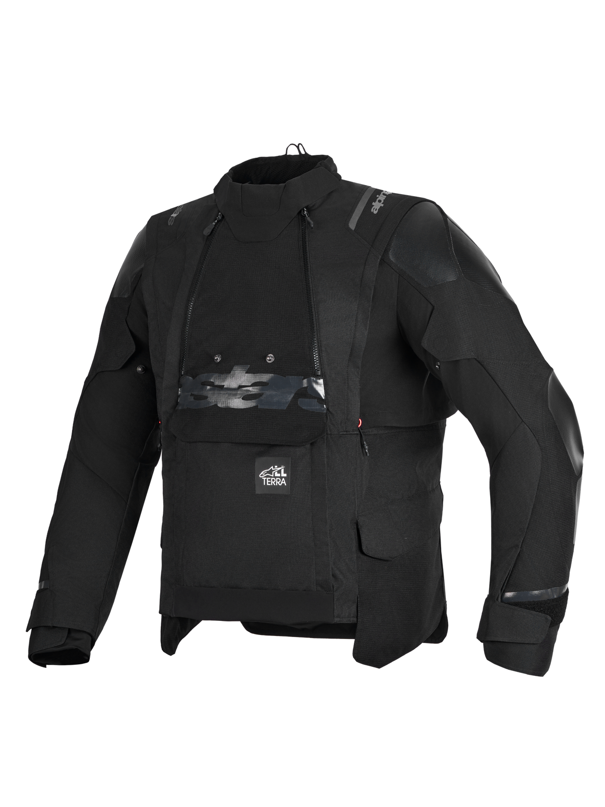 Alpinestars Harok V2 Drystar, chaqueta de moto para adventure de hombre, negra, impermeable, con membrana Drystar y construcción de ventilación