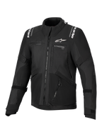 Alpinestars Andes V4 Drystar® Jacket, men's adventure-touring motorcycle jacket, Black, waterproof textile construction with CE-certified protection and reflective detailing