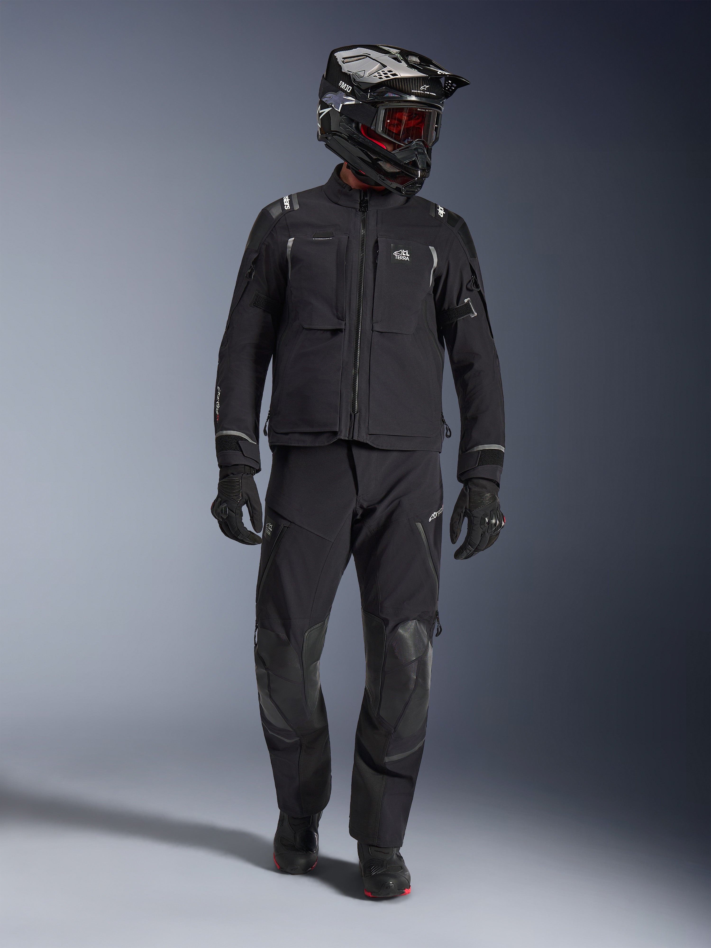 Andes Pro Drystar® XF - Gray Motorcycle Chaqueta | Alpinestars®