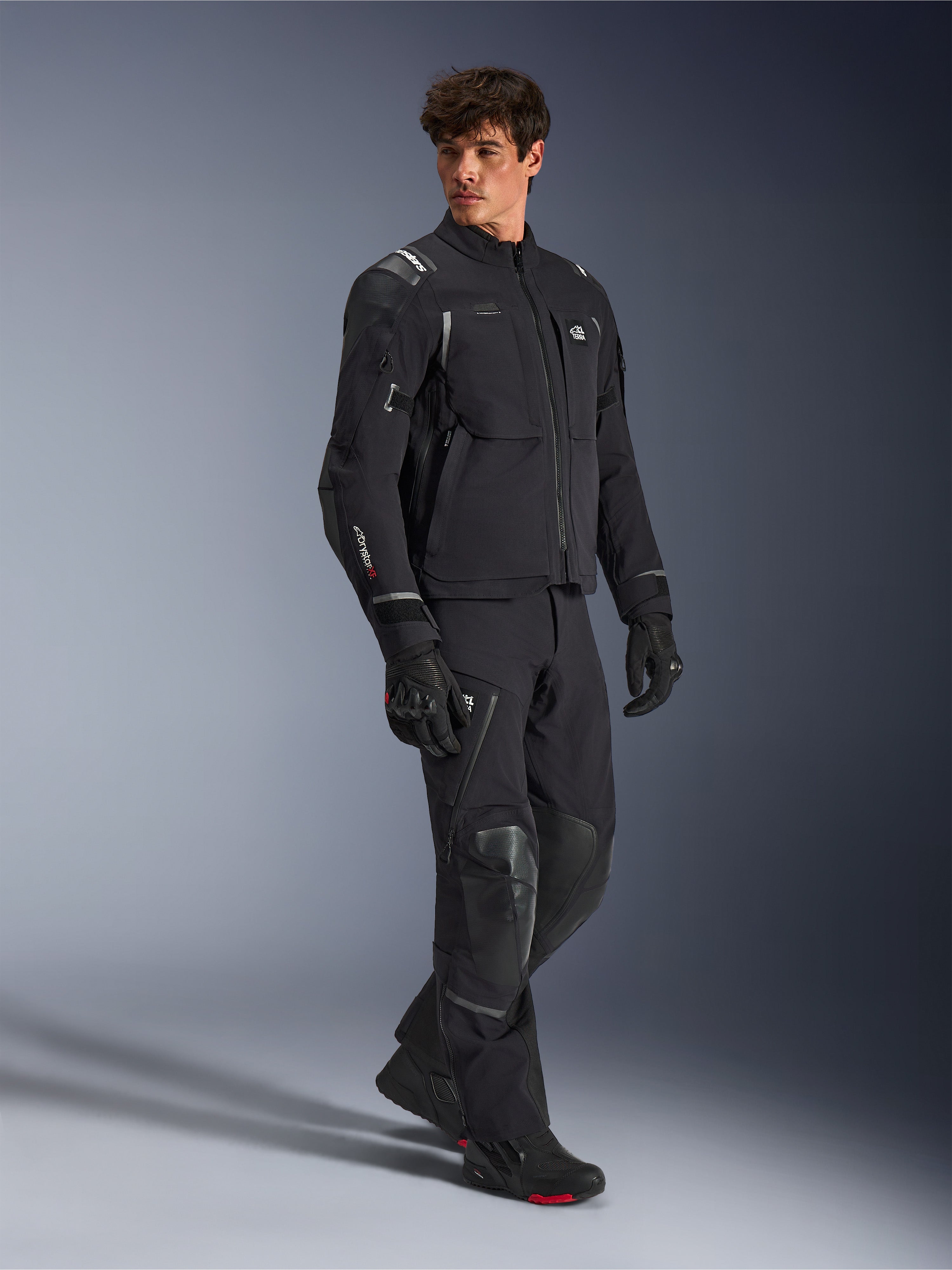 Andes Pro Drystar® XF - Gray Motorcycle Chaqueta | Alpinestars®