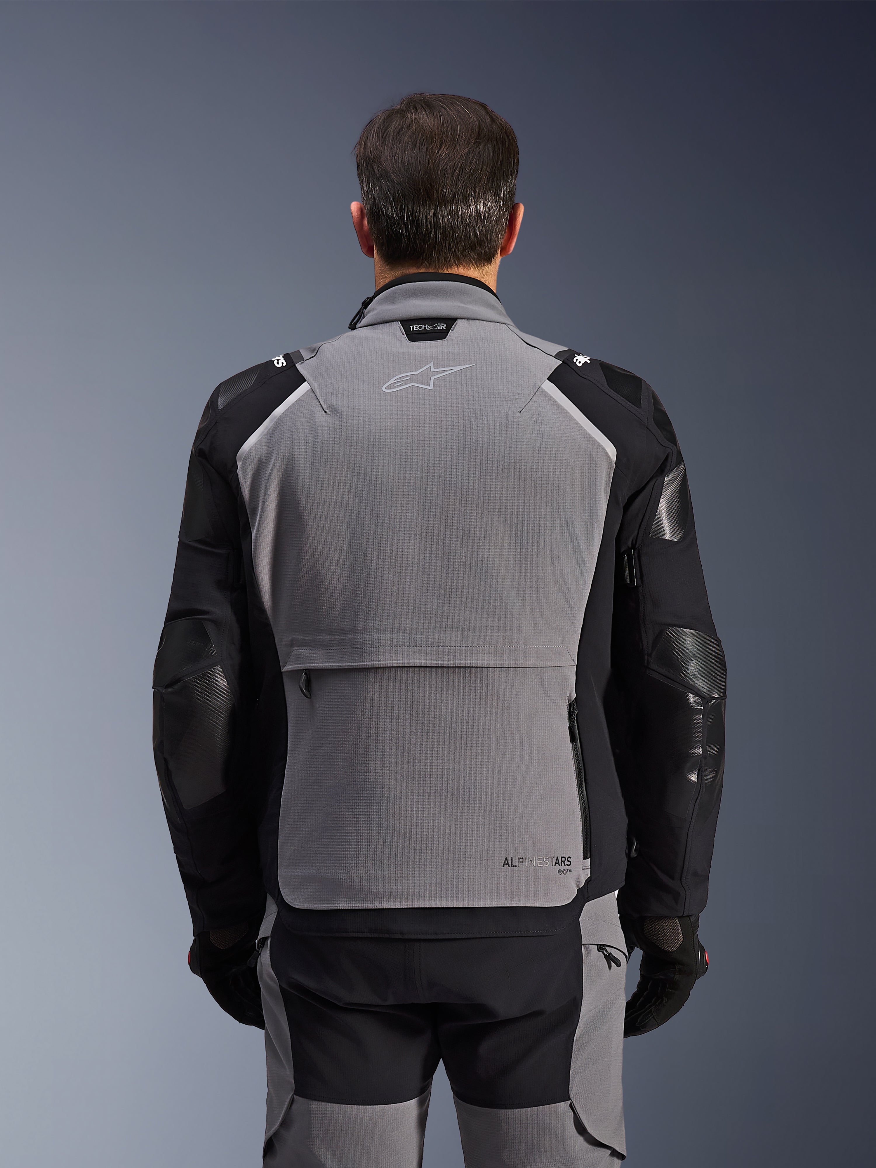Andes Pro Drystar® XF - Gray Motorcycle Chaqueta | Alpinestars®