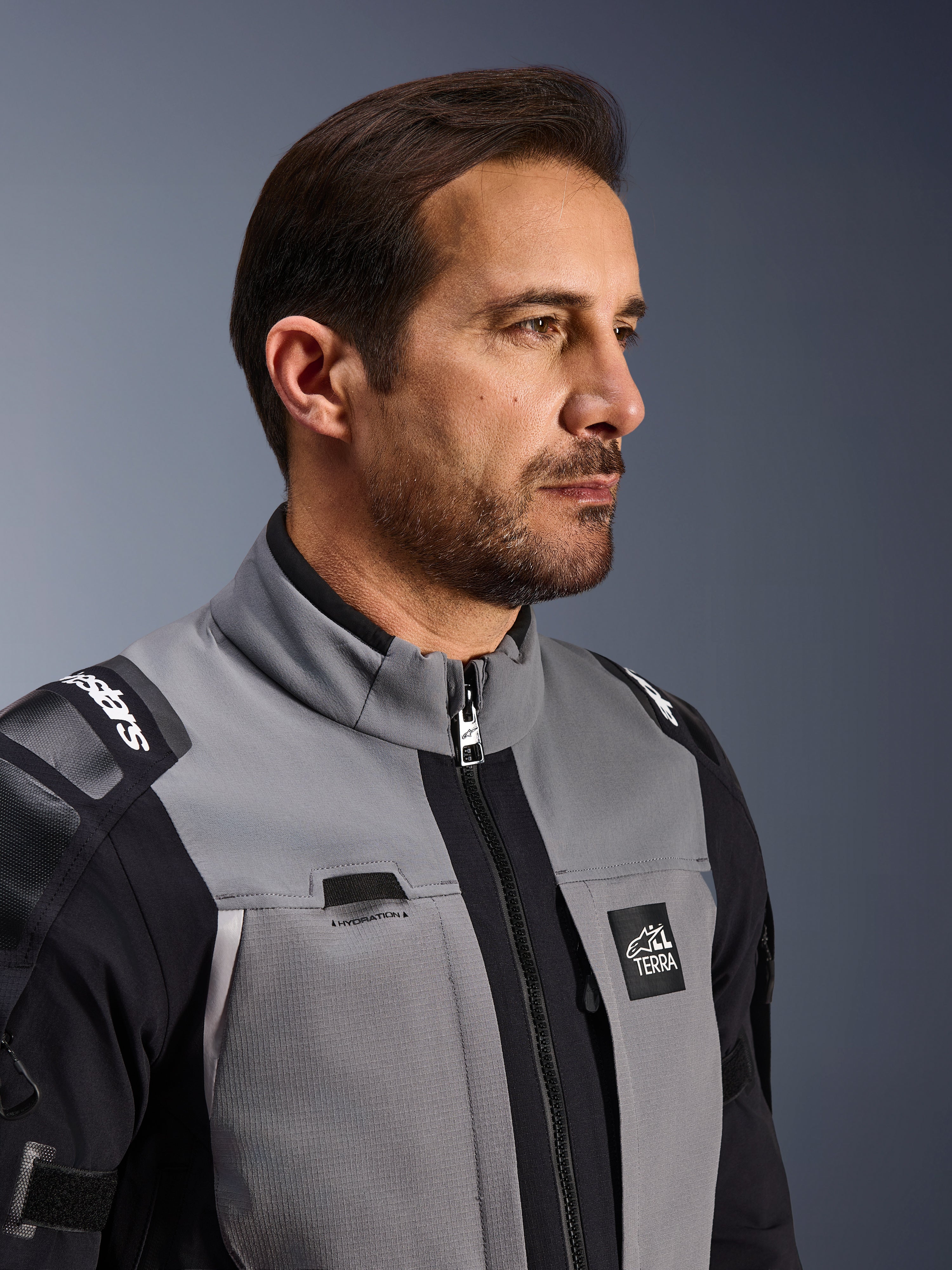 Andes Pro Drystar® XF - Gray Motorcycle Chaqueta | Alpinestars®