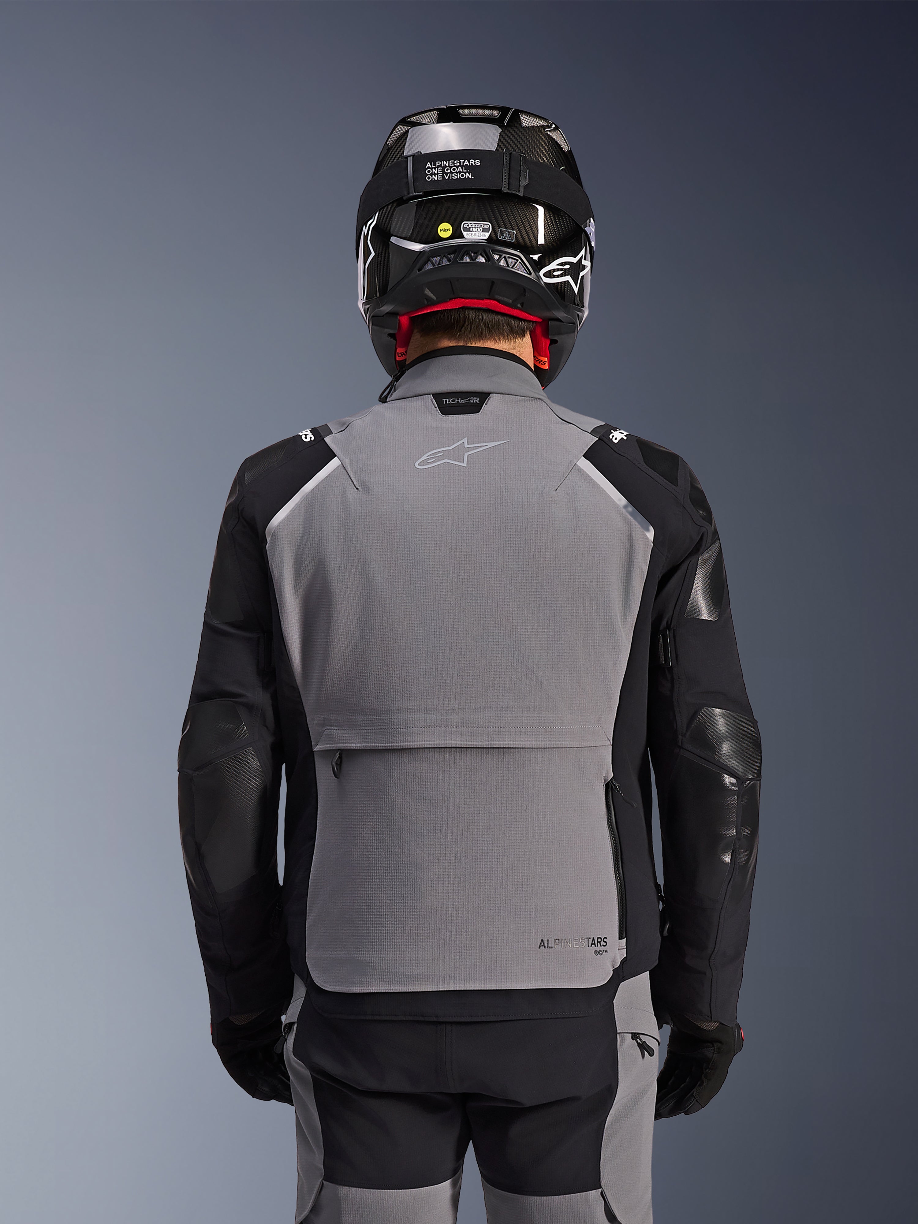 Andes Pro Drystar® XF - Gray Motorcycle Chaqueta | Alpinestars®