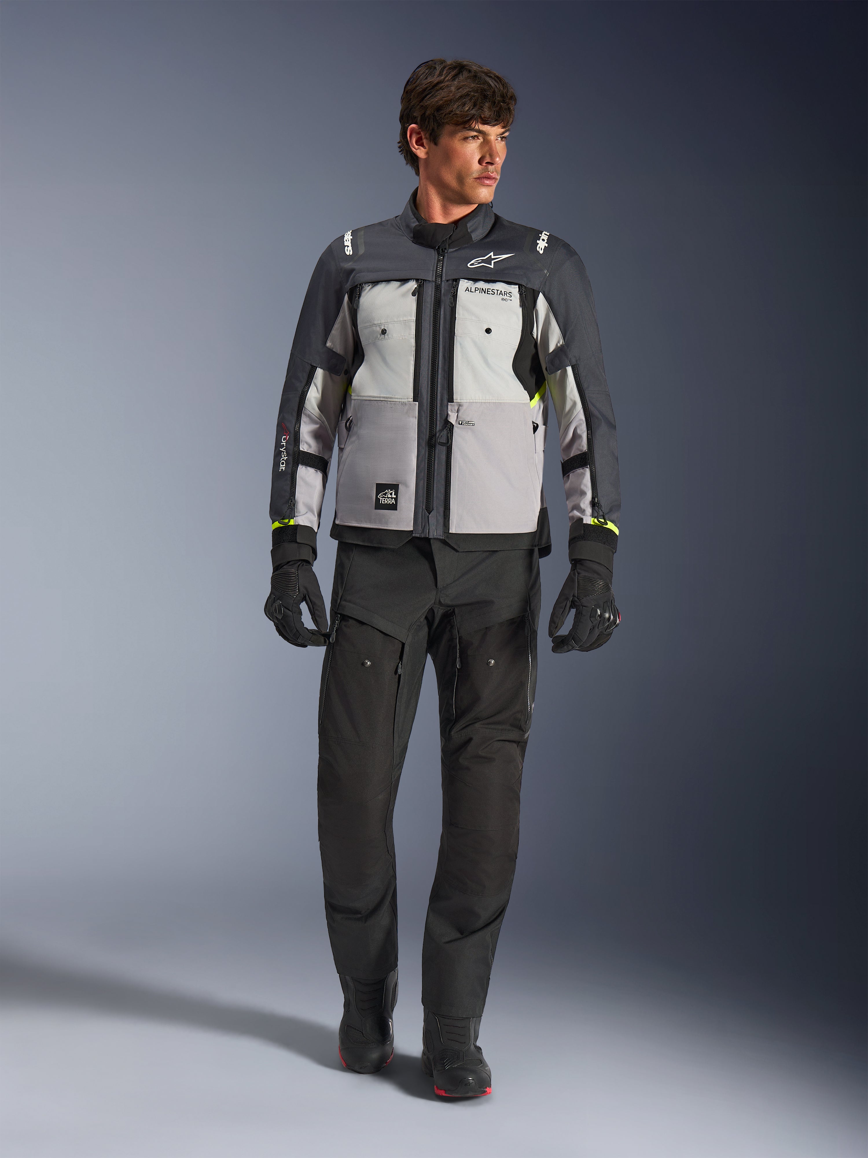 Cusco Drystar® - Gray Motorcycle Jacket | Alpinestars®