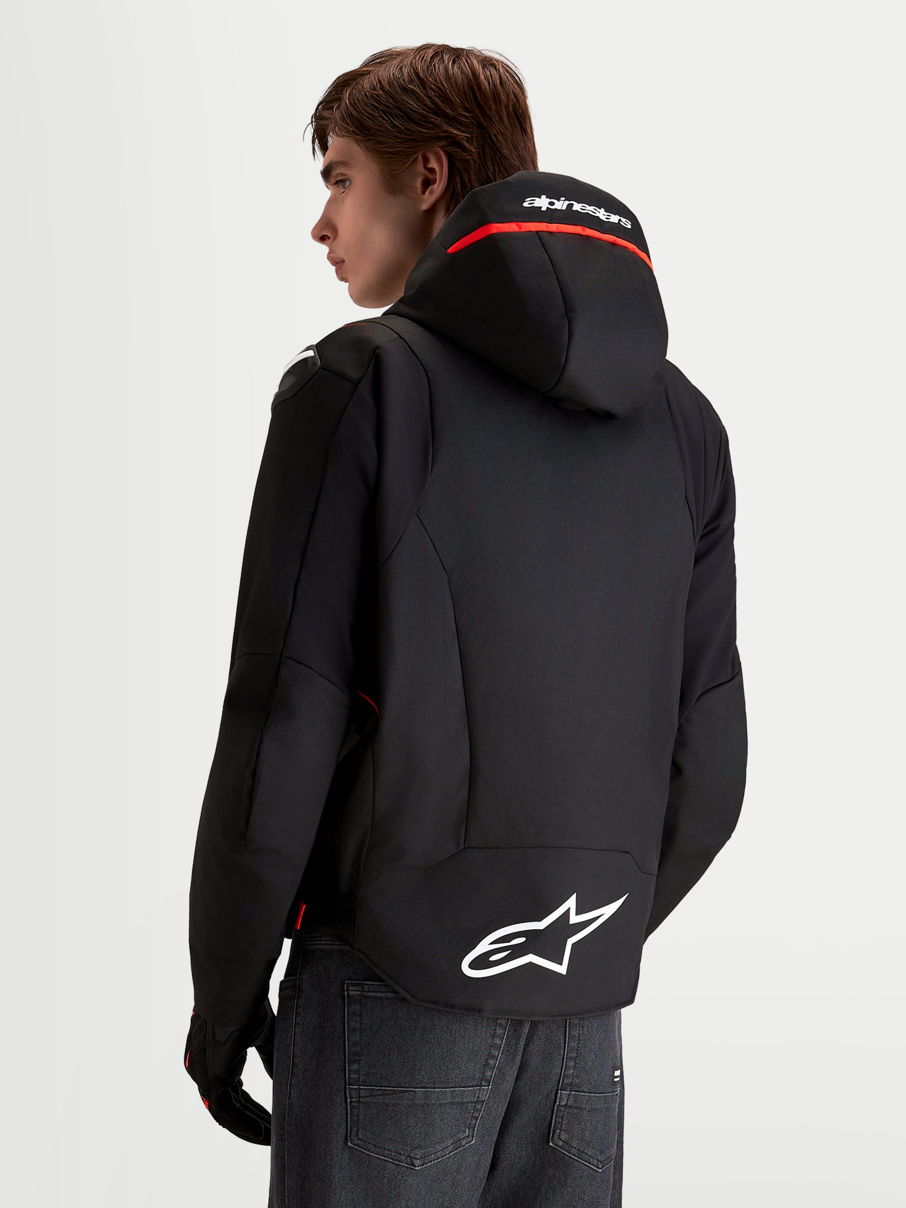 Zaca V2 Waterproof - Black Motorcycle Jacket | Alpinestars®