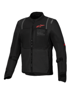 Alpinestars Chaqueta ST-2 Air, chaqueta de moto touring de hombre, negra, paneles de malla y certificación CE Clase AA.
