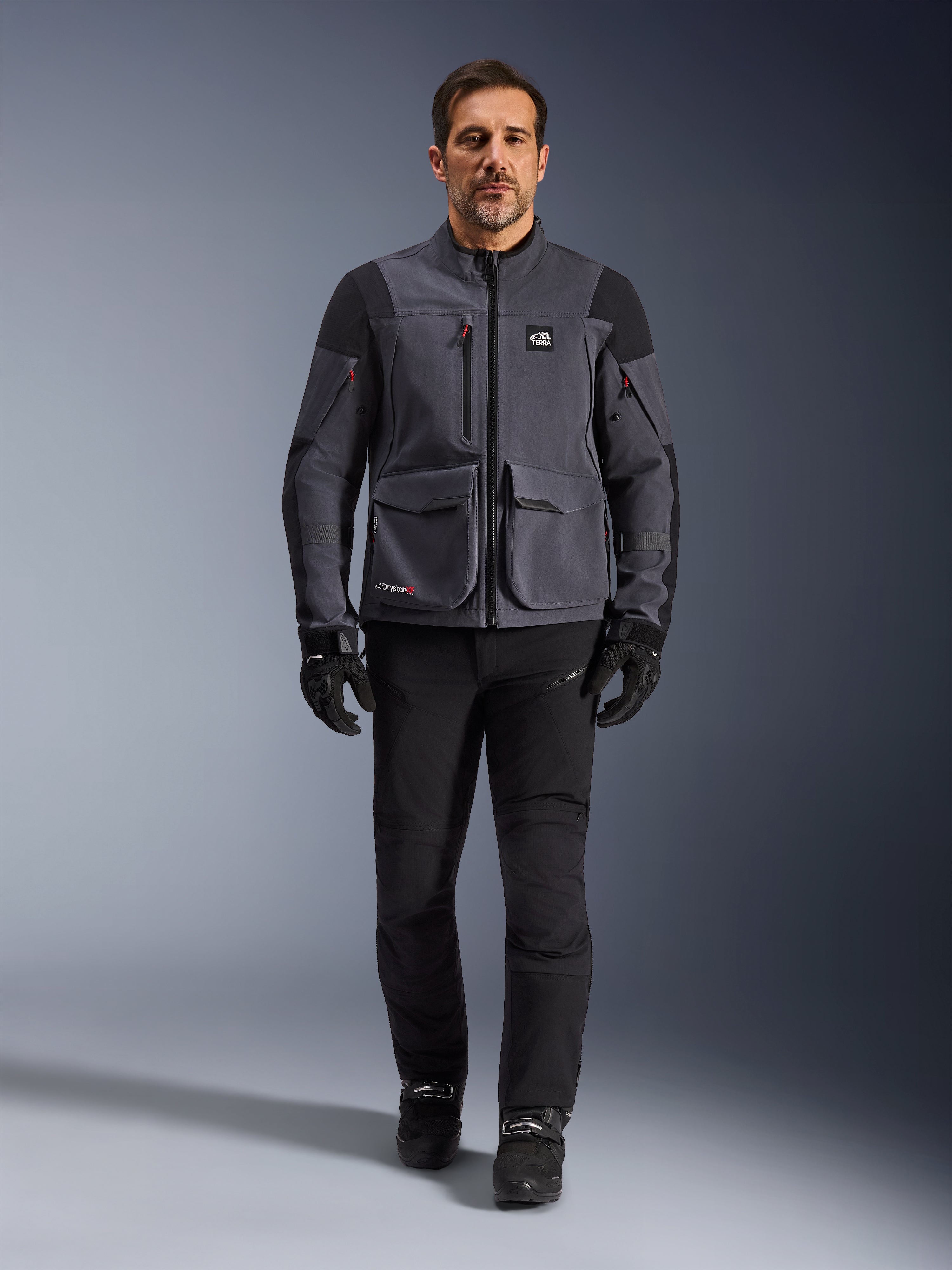 Maxdura Drystar®XF Laminated Armored Shell - Gray Motorcycle