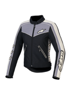 Alpinestars Stella T-Dyno WR, chaqueta de moto para mujer resistente al agua, negra, gris oscura y cruda, certificada CE