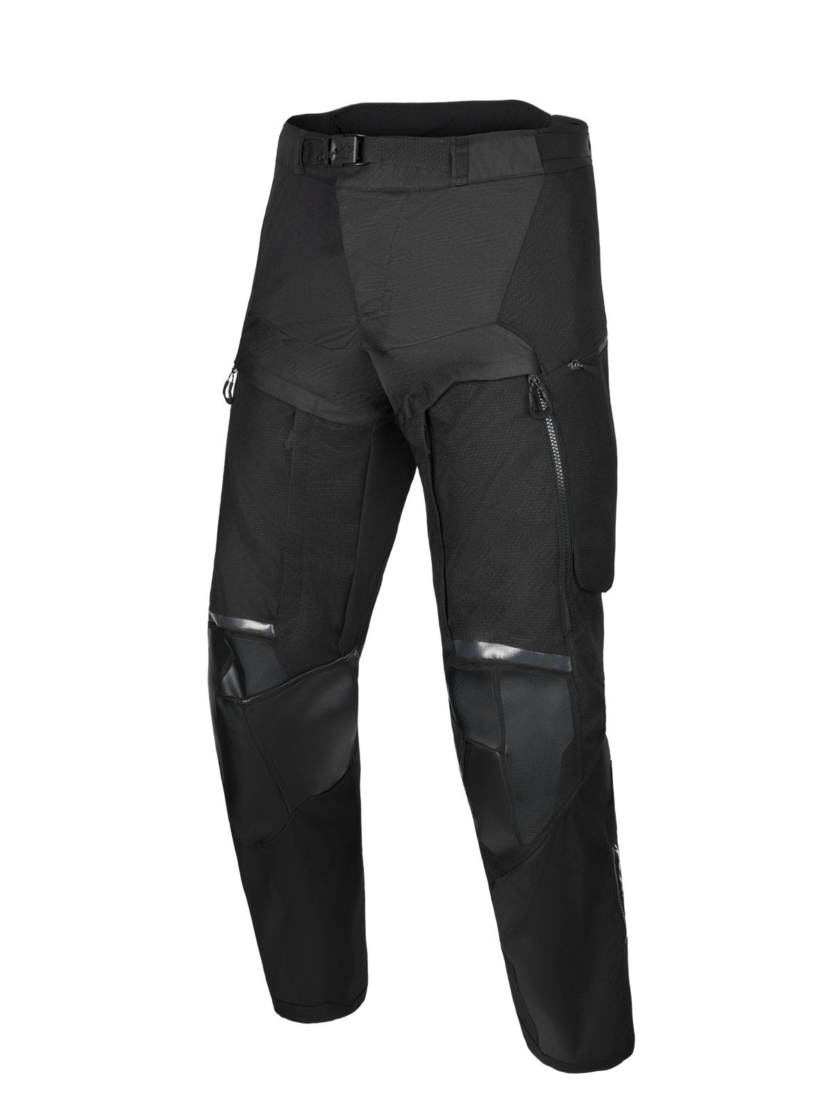 Alpinestars Harok V2 Drystar, pantalones de moto adventure, negros, construcción textil impermeable con ventilación directa en los muslos