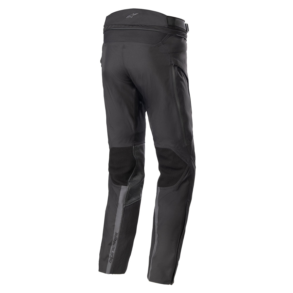Pantalones Alpinestars AMT-10 Drystar® XF, para moto touring de aventura, hombre, negros, impermeables con zonas RIDEKNIT®