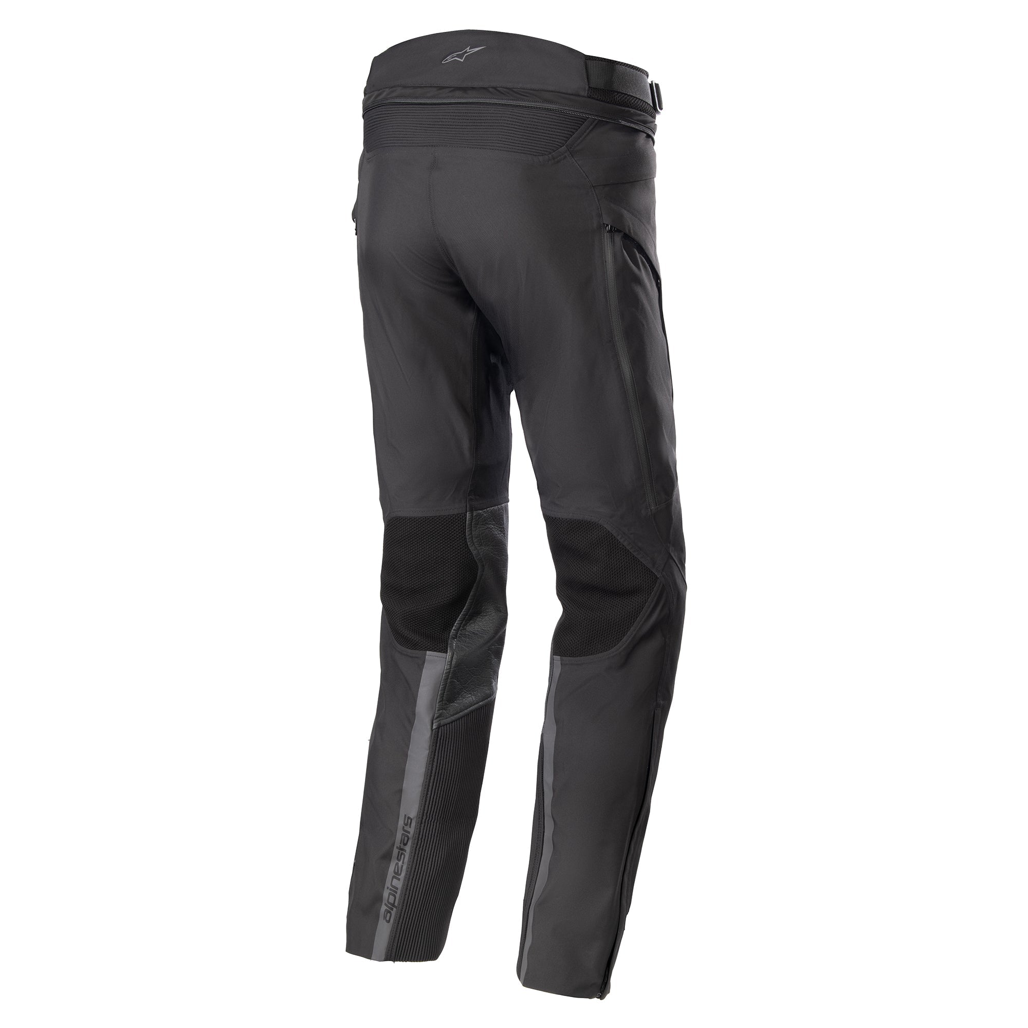 Pantalones Alpinestars AMT-10 Drystar® XF, para moto touring de aventura, hombre, negros, impermeables con zonas RIDEKNIT®