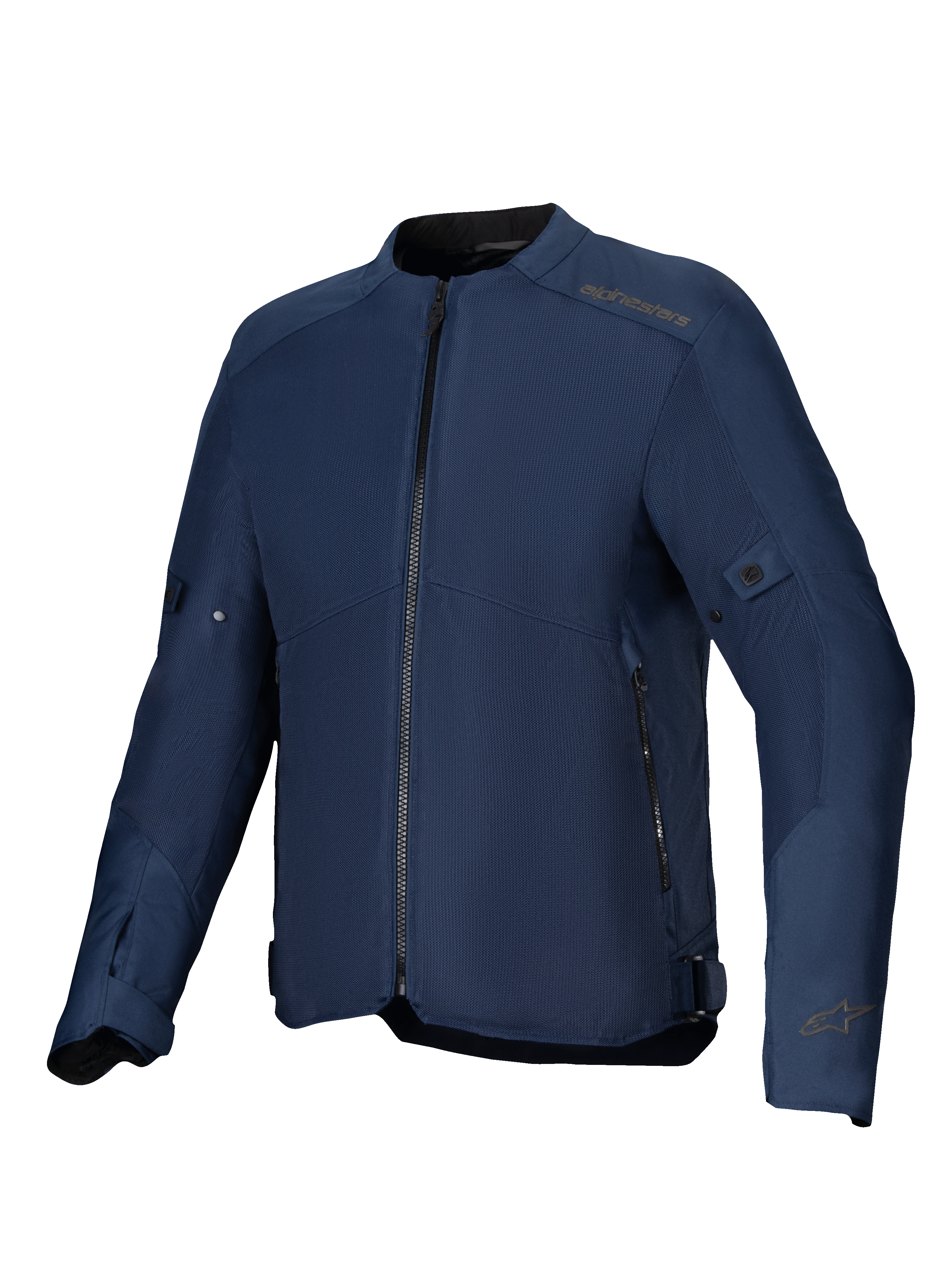 Alpinestars C-1 Air, chaqueta de moto urbana textil, azul, paneles de malla técnica ventilada y certificación CE