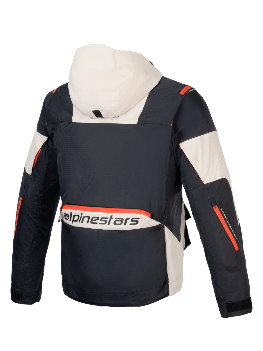 Alpinestars Mogress Air, chaqueta de moto urbana para hombre, negra, almendra y naranja, ripstop, con certificación CE