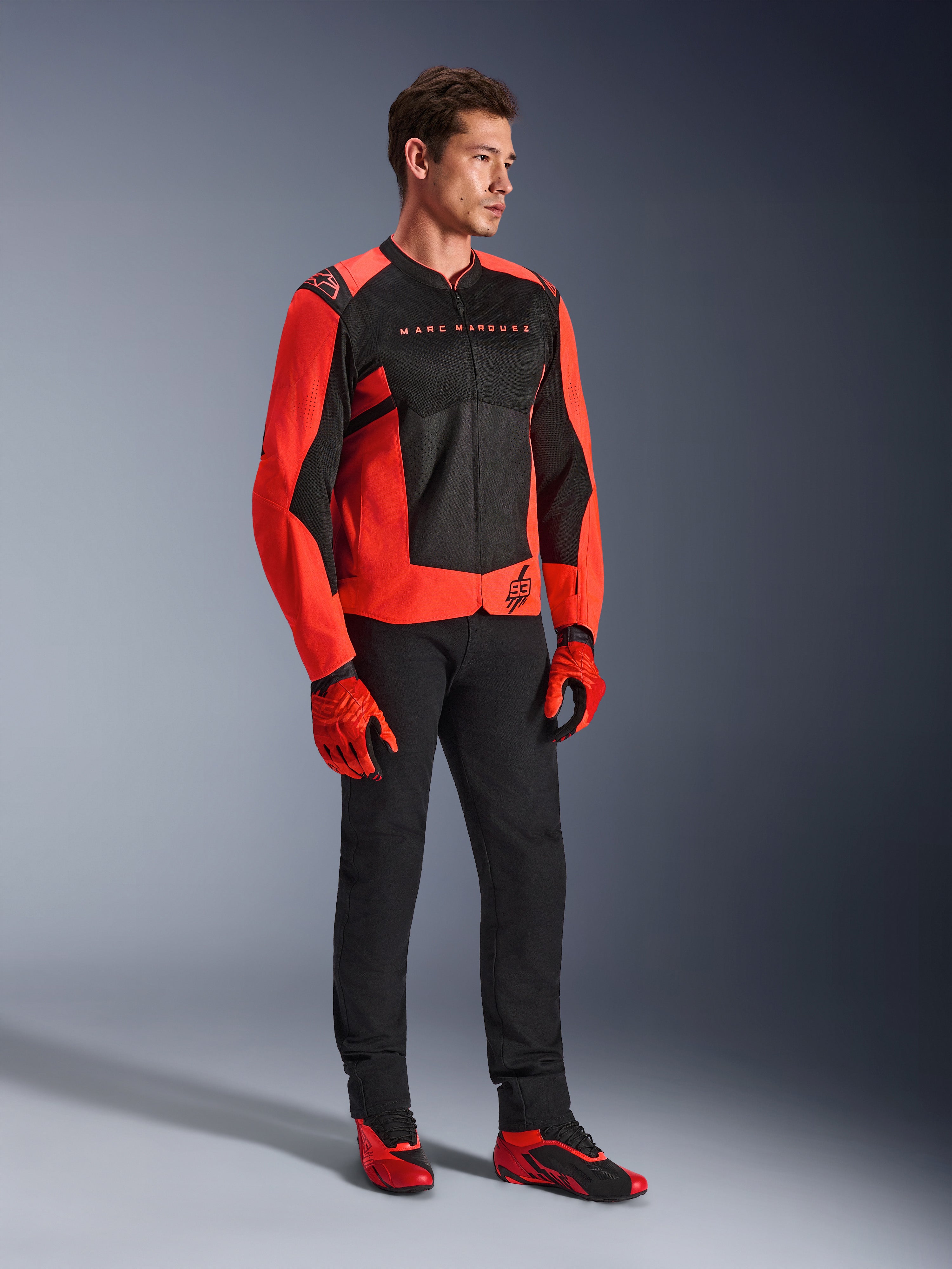 MM93 T-SPS Air V2 Jacket - Red Motorcycle Textile Jacket