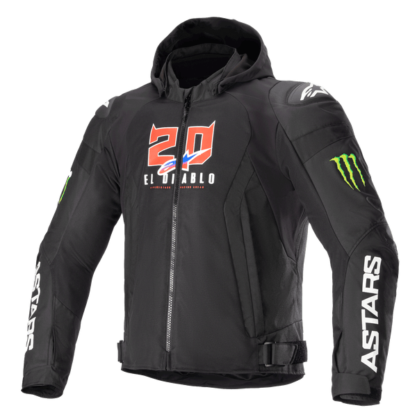 FQ20 Zaca Air Monster - Chaqueta de Moto Negro | Alpinestars®