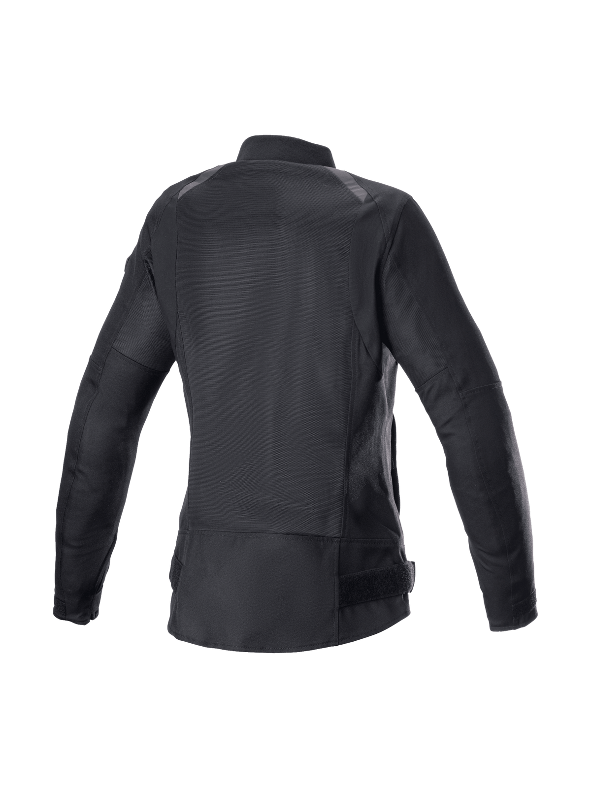 Alpinestars Eloise V2 Air, chaqueta de moto textil urbana para mujer, negra, con malla ventilada y perfil trasero alargado