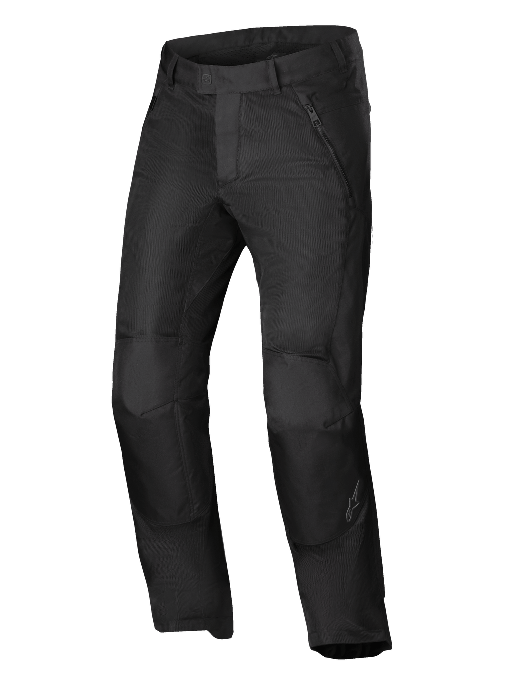 Alpinestars Pantalones C-1 Air, pantalones de moto urbanos de tela, negros, con certificación CE Clase A y paneles de malla transpirables