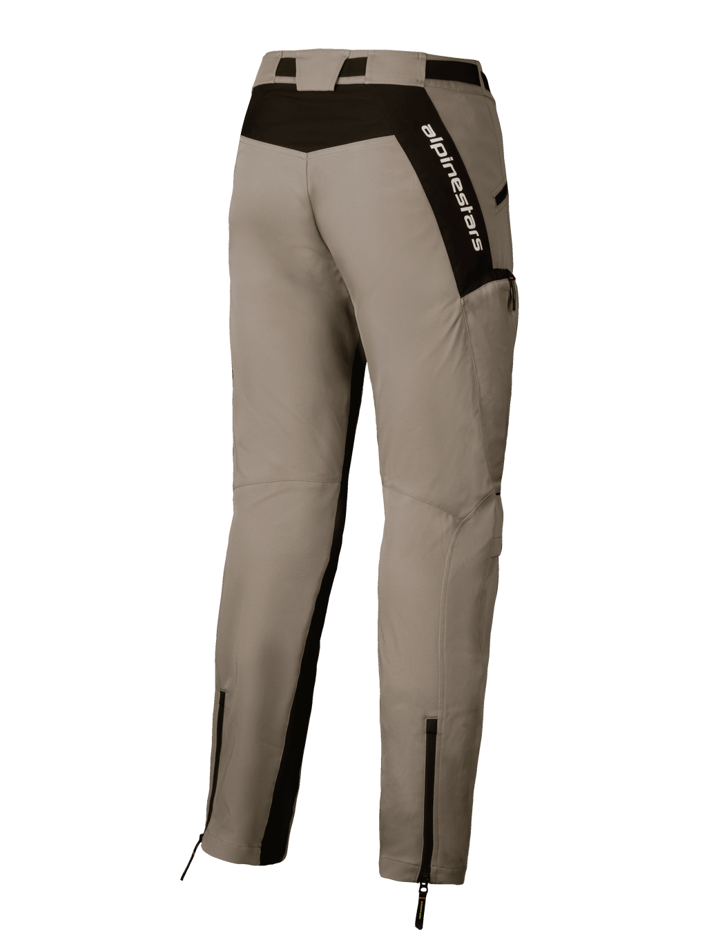 Alpinestars Pantalones Acteon, pantalones de moto urbanos para hombre, color arena y negro, sarga de polialgodón elástica con certificación CE Clase A