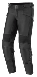 Alpinestars T SP-5 Rideknit® Pants, pantalones de moto de textil negro, con paneles elásticos acanalados en las rodillas, correas de cintura ajustables, secciones de punto duraderas para mayor flexibilidad y un ajuste entallado para rendimiento deportivo.