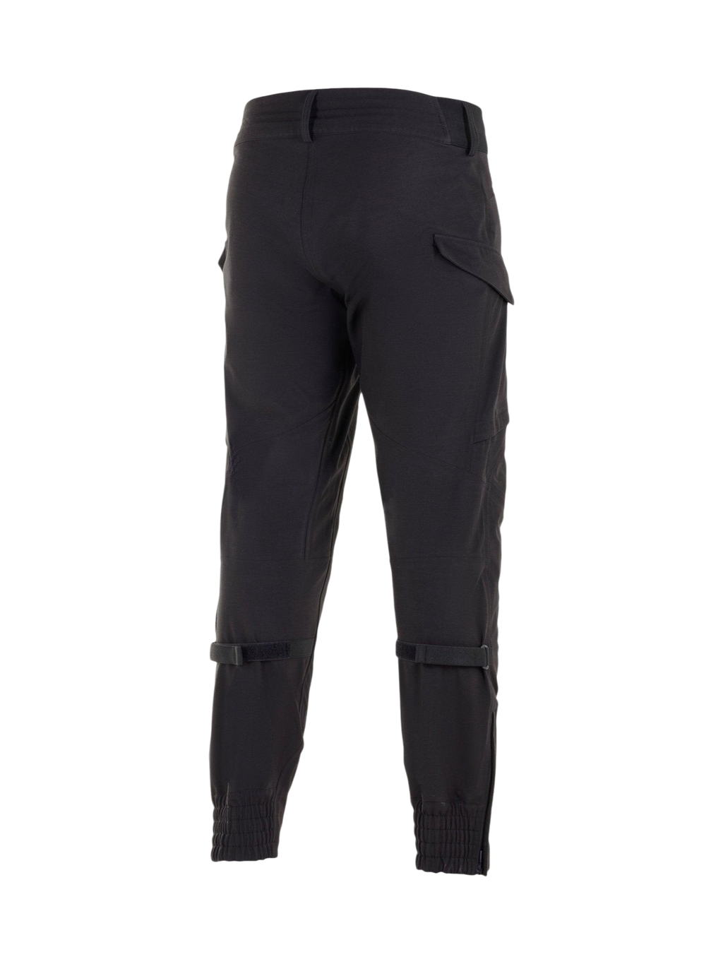 Alpinestars Juggernaut Waterproof Pants, Men's Black Urban Motorcycle Pants with softshell construction and calf adjusters.