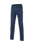 Alpinestars Cerium Tech Stretch Riding Denim, Men's Slim Fit Motorcycle Pants, Rinse Blue, CE Certified Nucleon Plus protection.