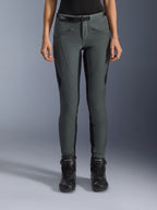Alpinestars Alamosa Pants, Women's Urban Gray softshell motorcycle riding pants with black panels and zippered pockets.