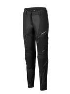 Pantalones Alpinestars Stella Troop-Air, pantalones de moto para mujer, negros, con amplios paneles de ventilación de malla, bolsillos con cremallera y diseño técnico de ajuste deportivo con logotipos blancos de Alpinestars