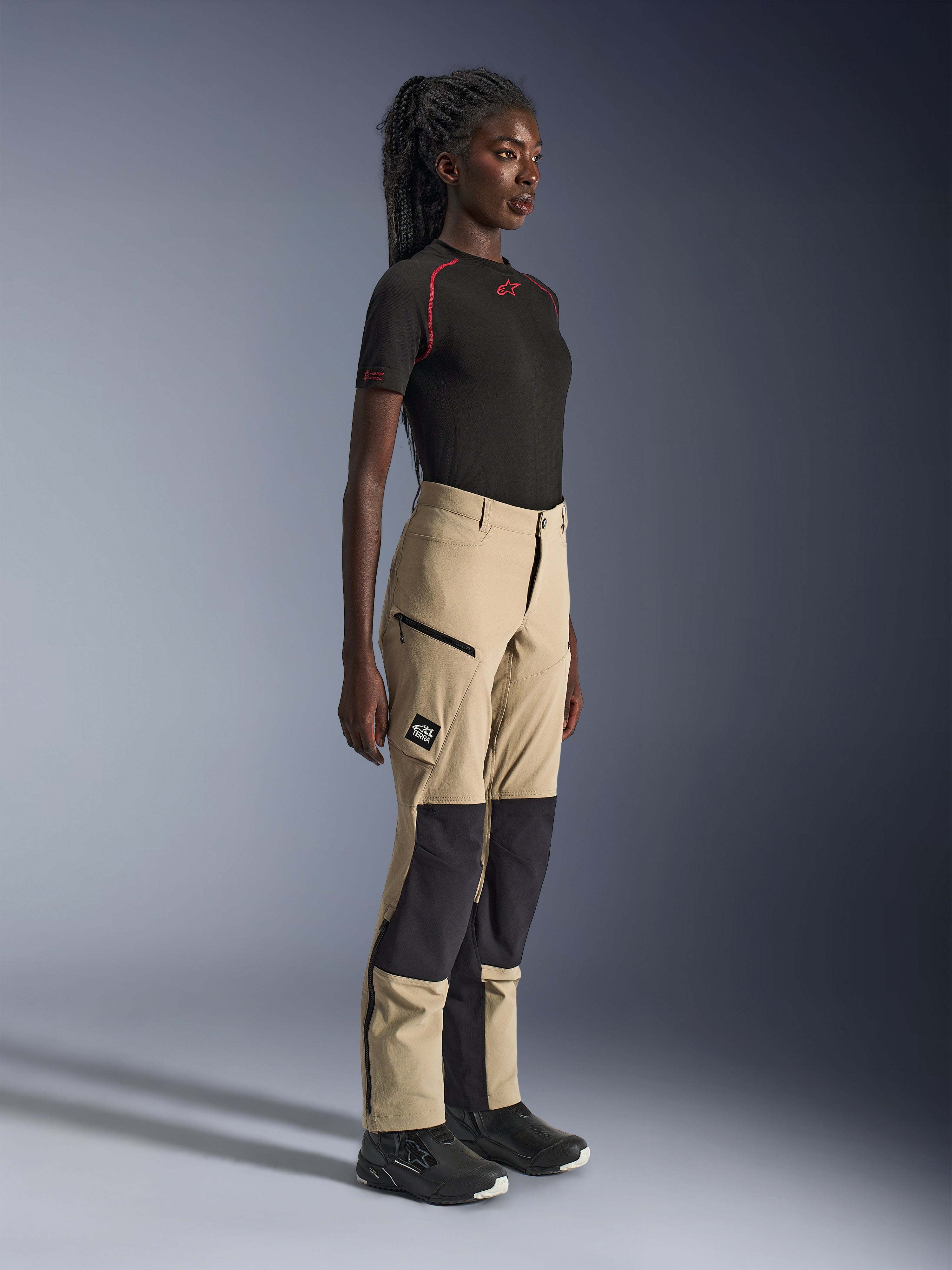 ALPINESTARS STELLA FLEX-AST バイク用パンツ Stella Flex-AST Explorer - Sand Motorcycle Pants | Alpinestars®