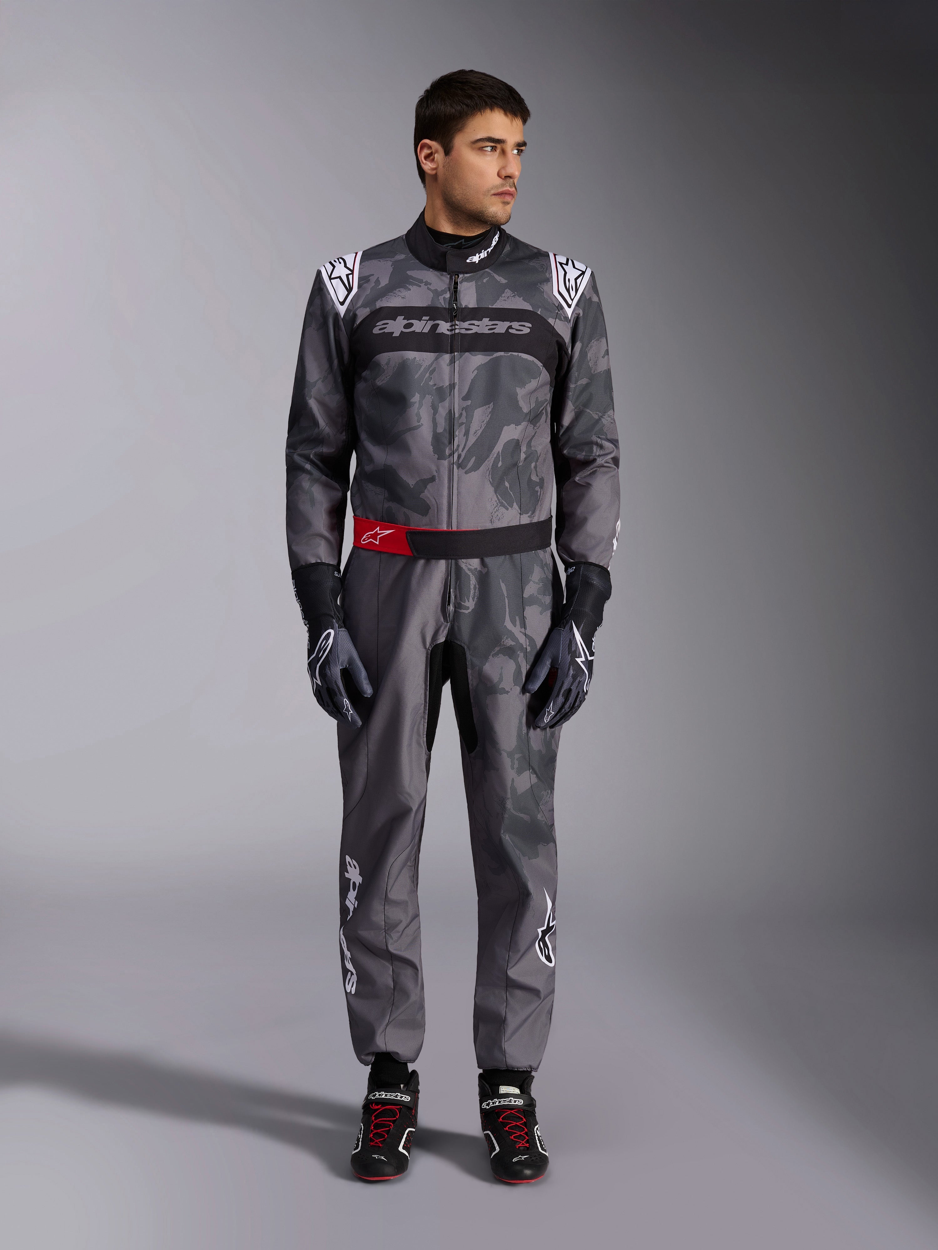 KMX-9 V3 Graphic 5 - Mono de Karting Negro | Alpinestars®