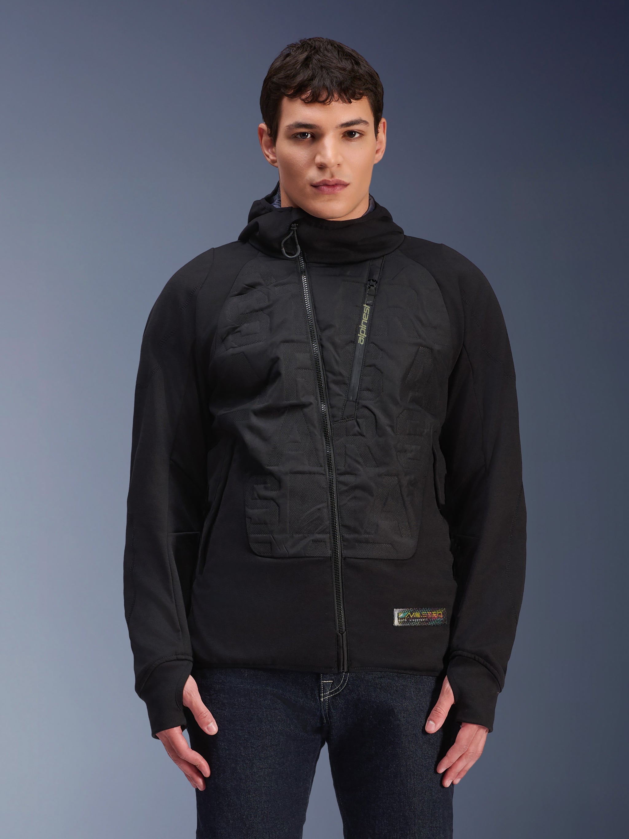 Chaqueta Hybrid Con Capucha Mo.St.Eq