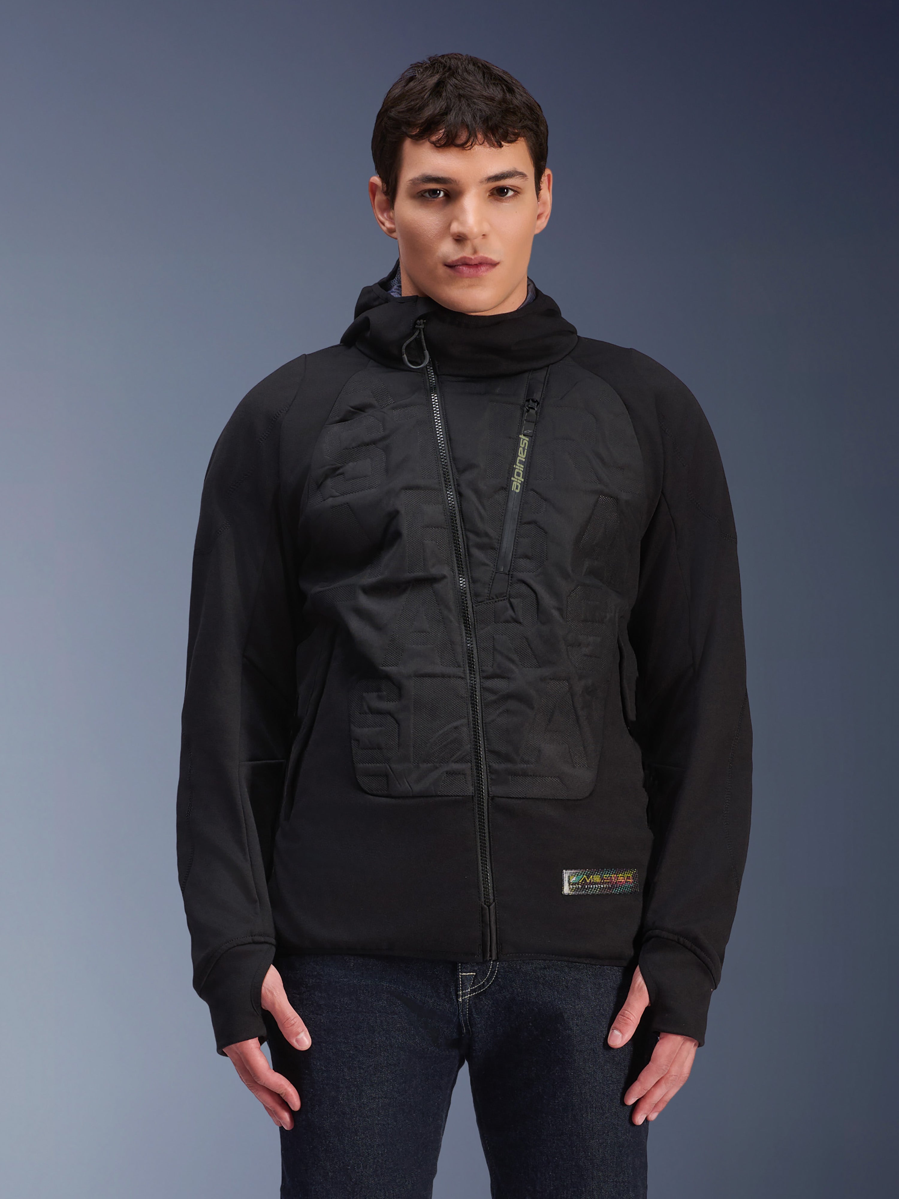 Chaqueta Hybrid Con Capucha Mo.St.Eq