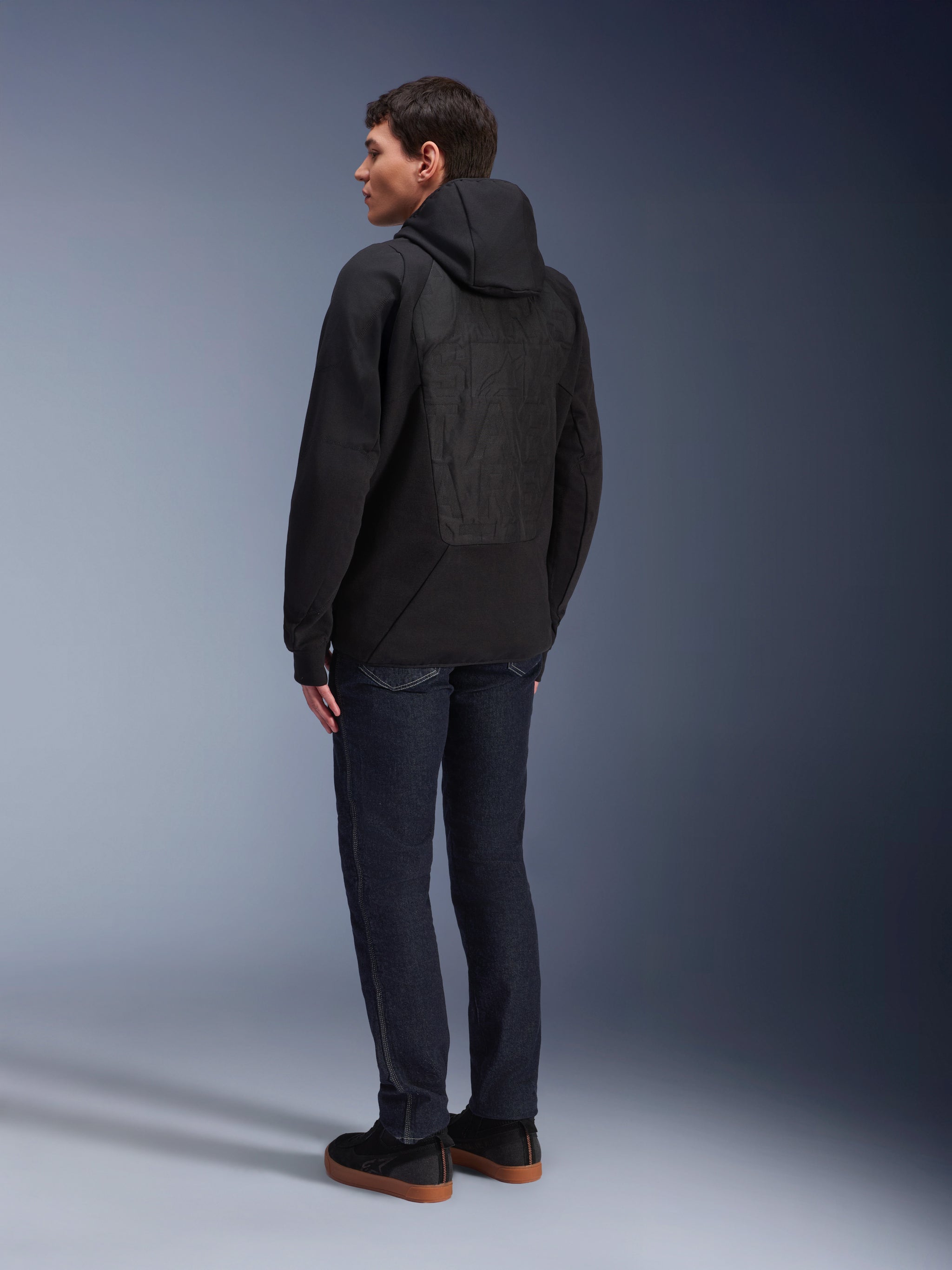 Chaqueta Hybrid Con Capucha Mo.St.Eq