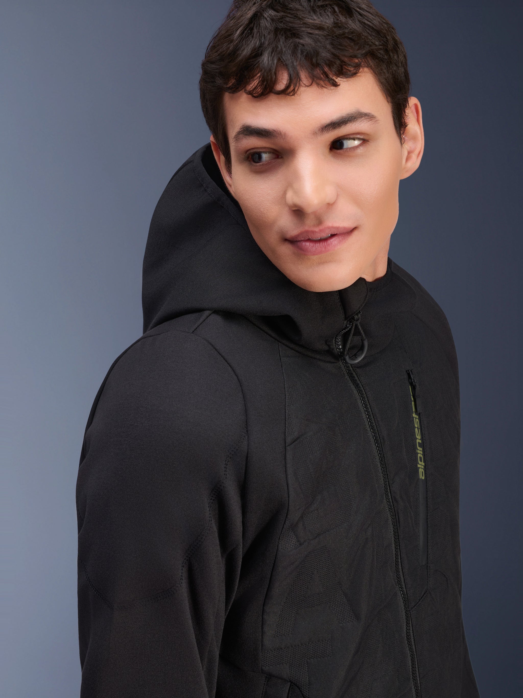Chaqueta Hybrid Con Capucha Mo.St.Eq