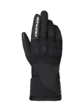 Guantes Alpinestars WT-1 Drystar Insulated, guantes de moto, negros, construcción textil con protección de nudillos integrada, logotipo blanco de Alpinestars en el dedo índice, puño largo de guantelete, equipo de conducción impermeable y térmico para uso en carretera y aventura